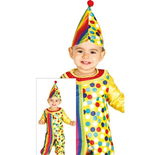 Clown Kostuum Baby Gekleurd