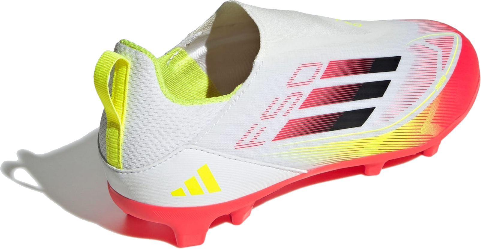 F50 League LL FG/MG Junior Cloud White/Core Black/Solar Yellow