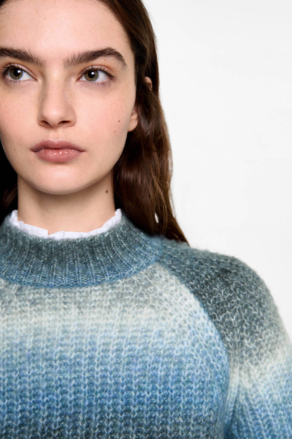 MANGO TEEN gebreide trui blauw