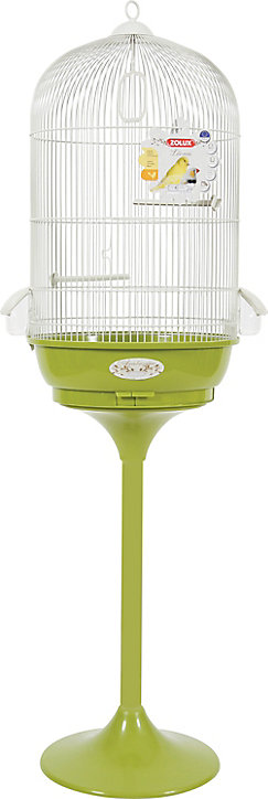 Cage arabesque Léonie 50 cm sur pied Zolux olive