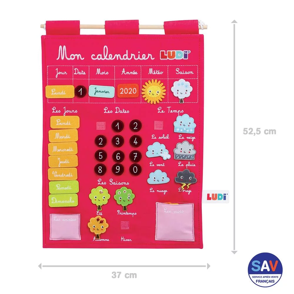 CALENDRIER BASIC ROSE
