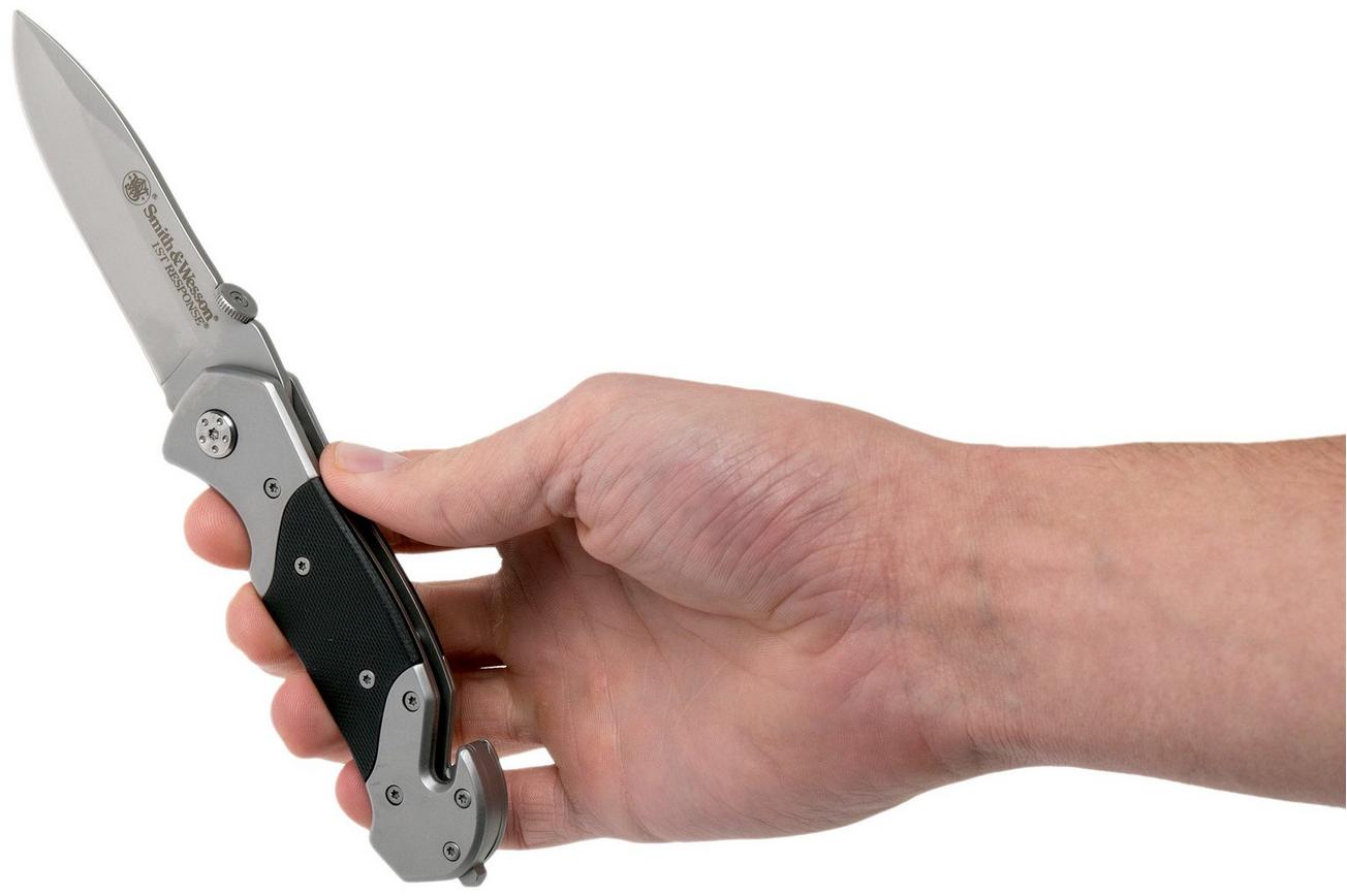 Smith & Wesson 1St Response SWFR grijs, reddingsmes