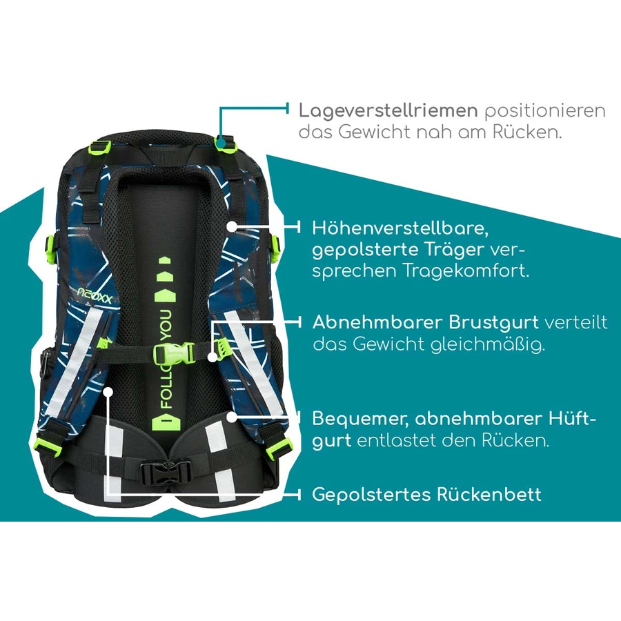 neoxx Active Schulrucksack Flash Yourself
