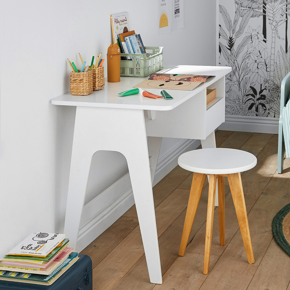 LA REDOUTE INTERIEURS<br>Mesa retrô estilo vintage, Adil