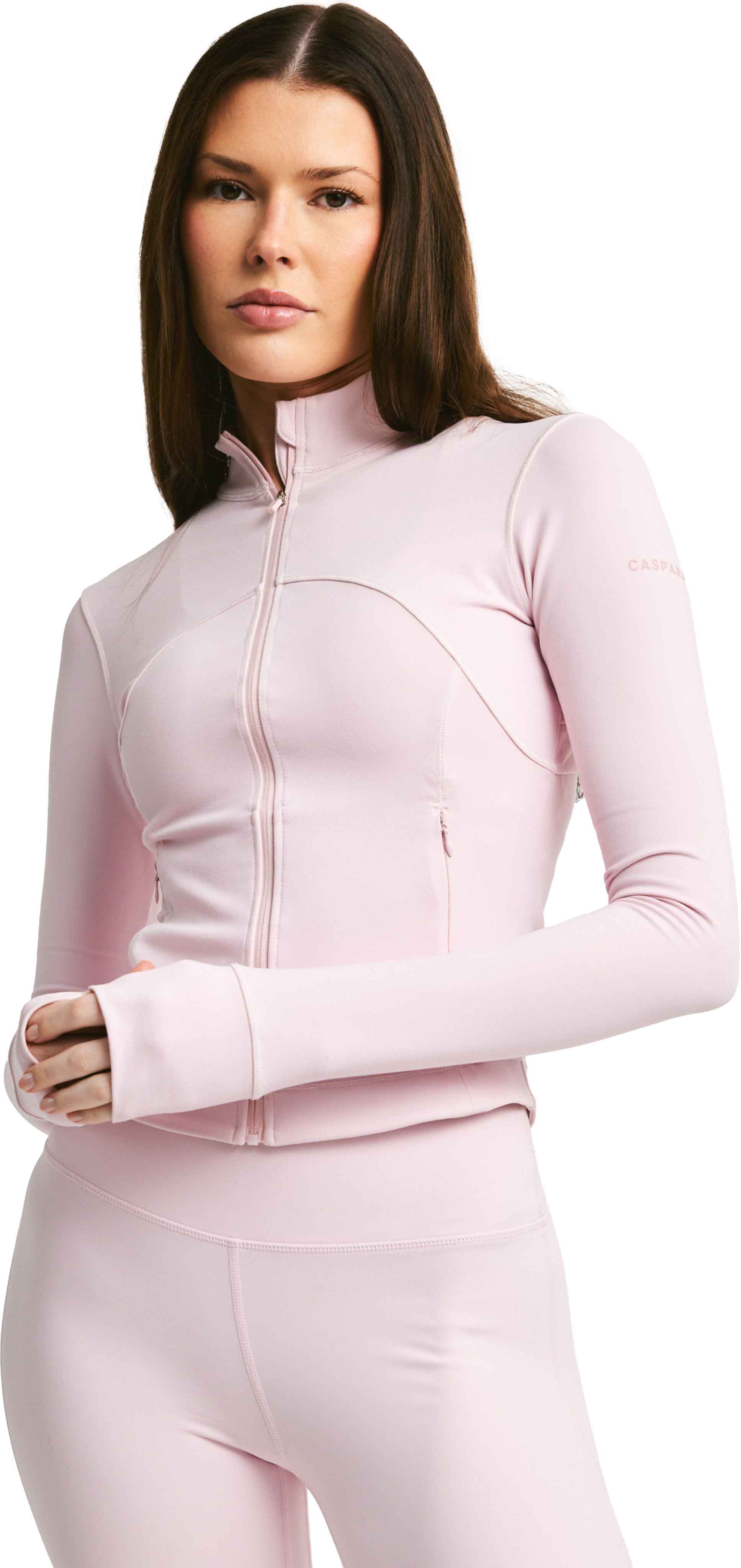 Sculptluxe Zip Jacket Dame 007/Millennial Pink