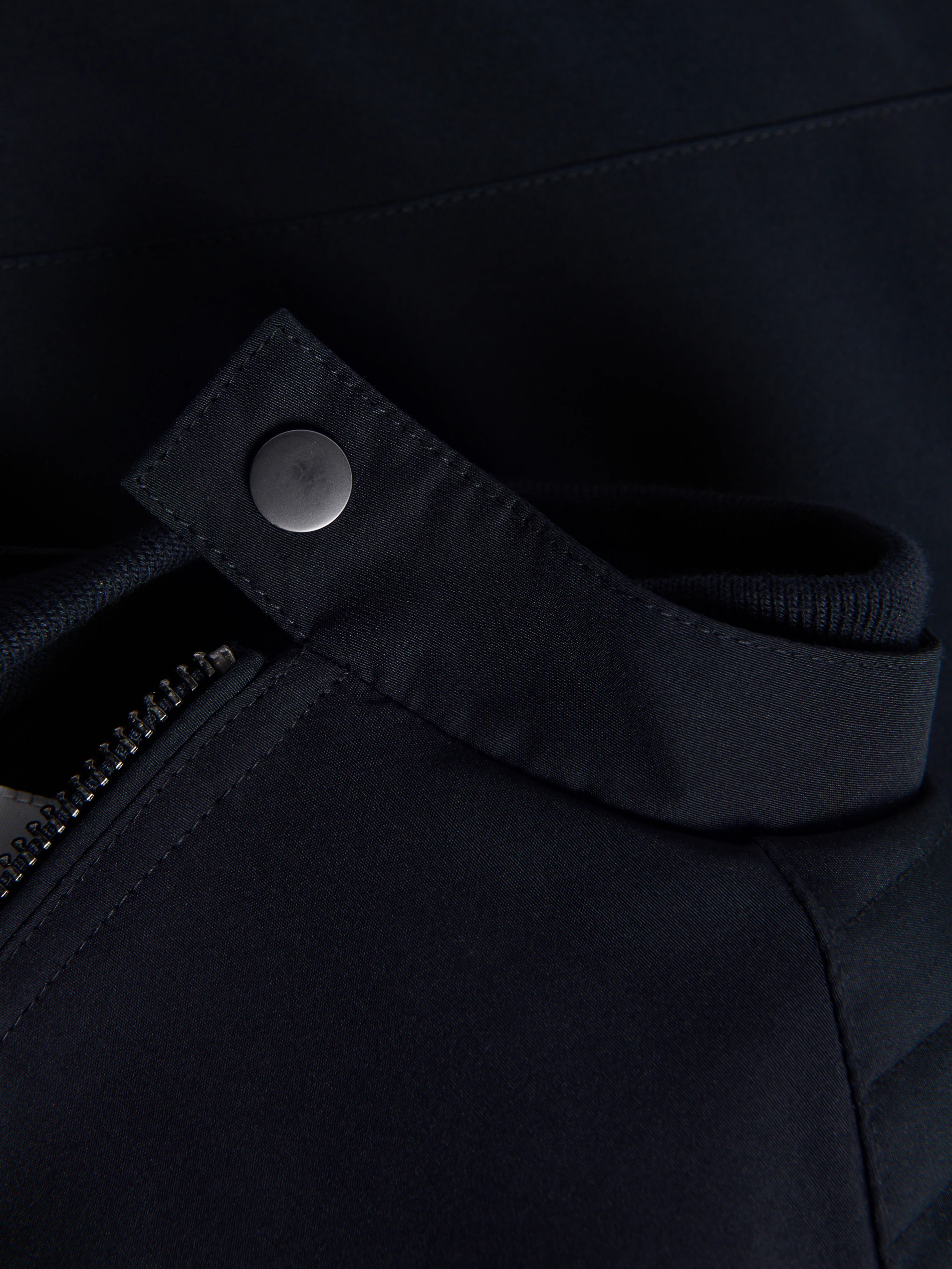 Bikerjacke mit Stehkragen