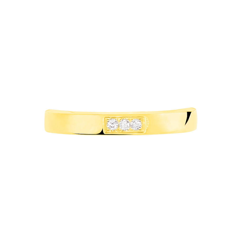 Alliance Areej Or Jaune Diamant