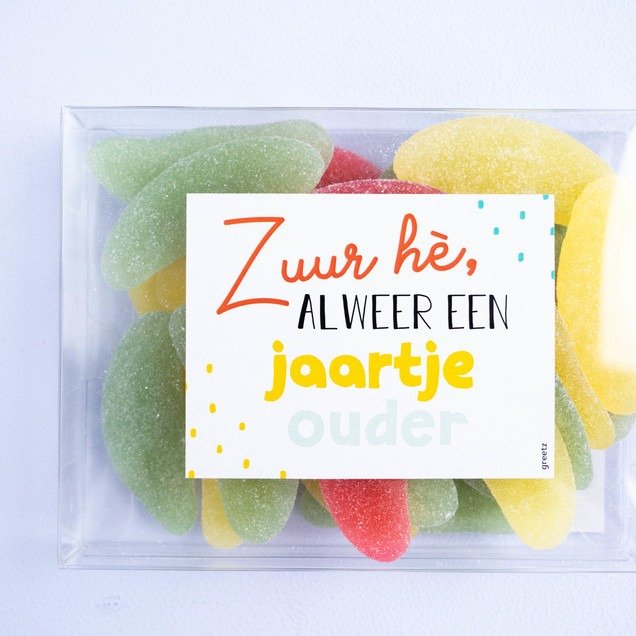 Brievenbussnoep | Zure bommen | 250 gr