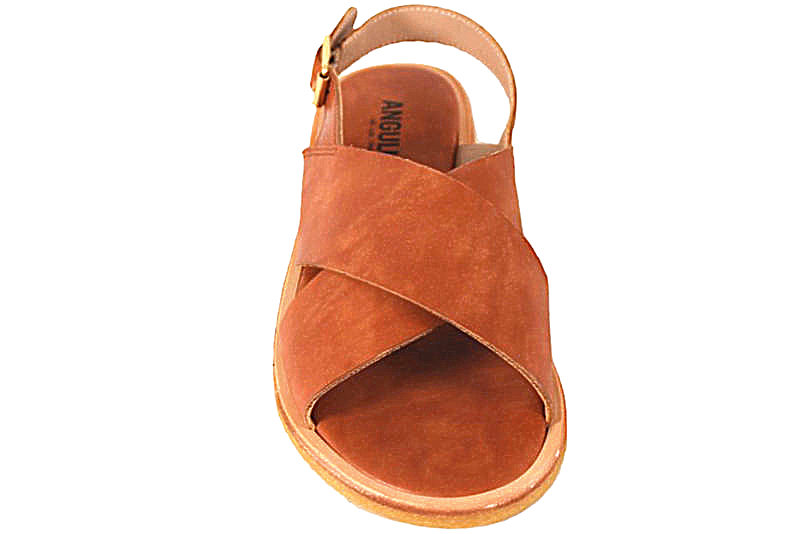 ANGULUS LET SANDAL I BRUNT GLAT SKIND