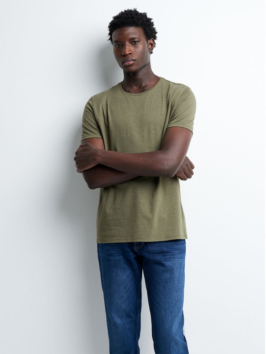 Tee-shirt en coton supima® uni