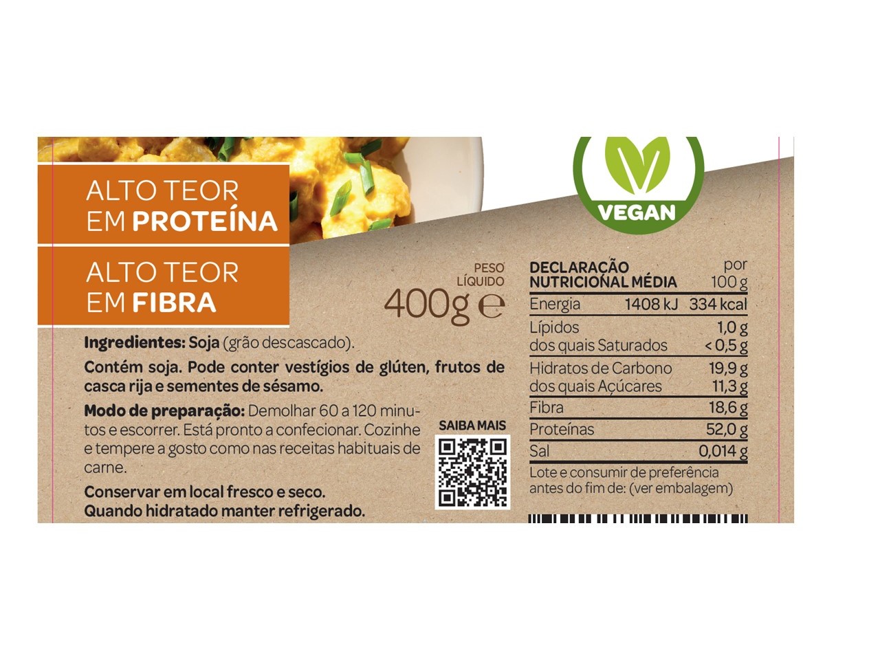 SOJA SALUTEM NACOS 400G