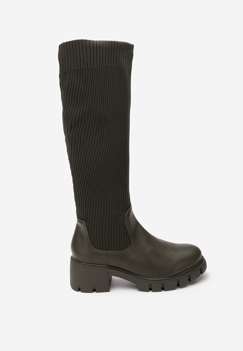 Bottes chaussettes verts Navasia