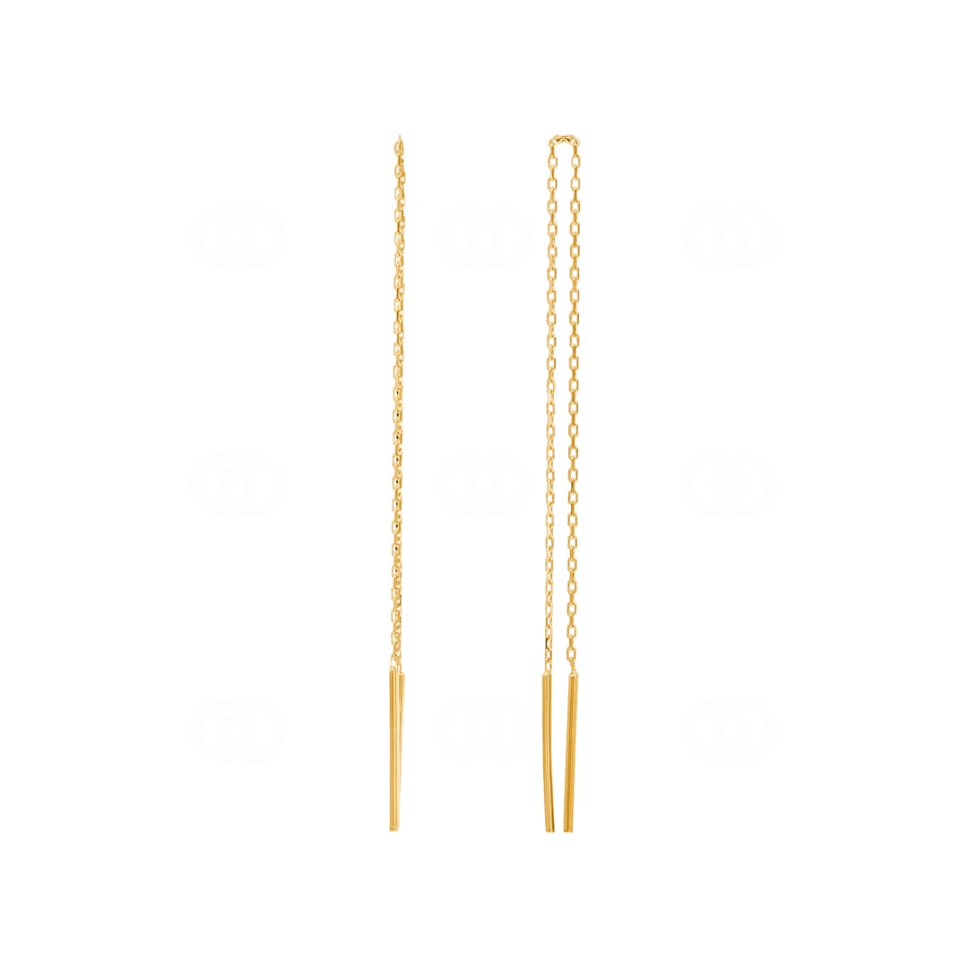 Ohrhänger 750/18 K Gelbgold Stäbchen