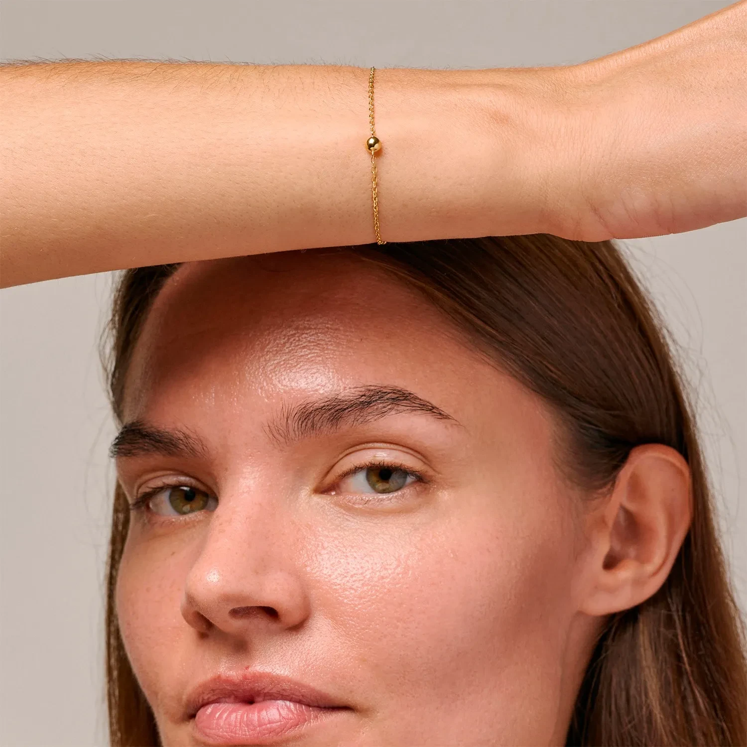 Enamel Balloon Armbånd 18 kt. Forgyldt Sølv B140G