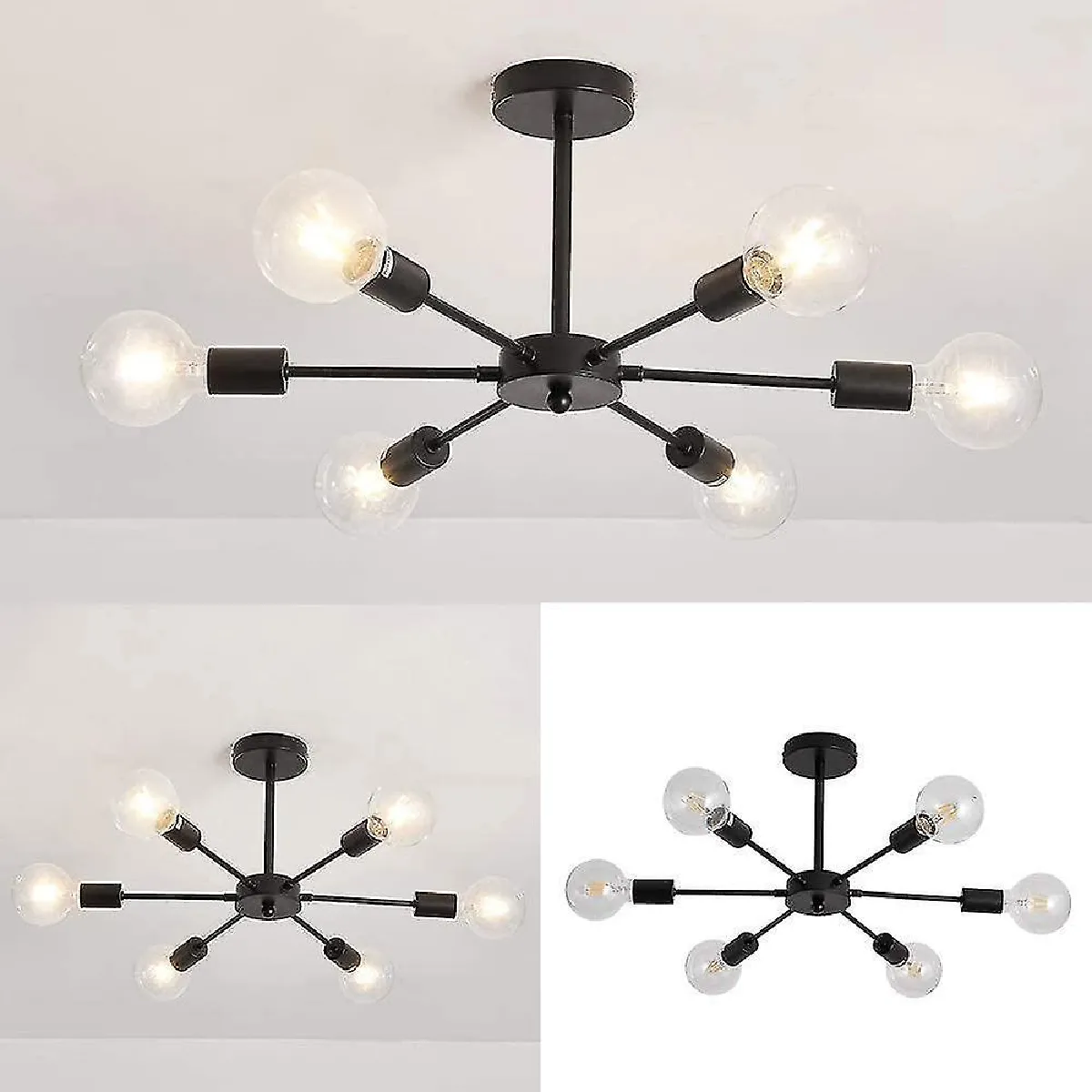 Lampe industrielle Universal - Noir
