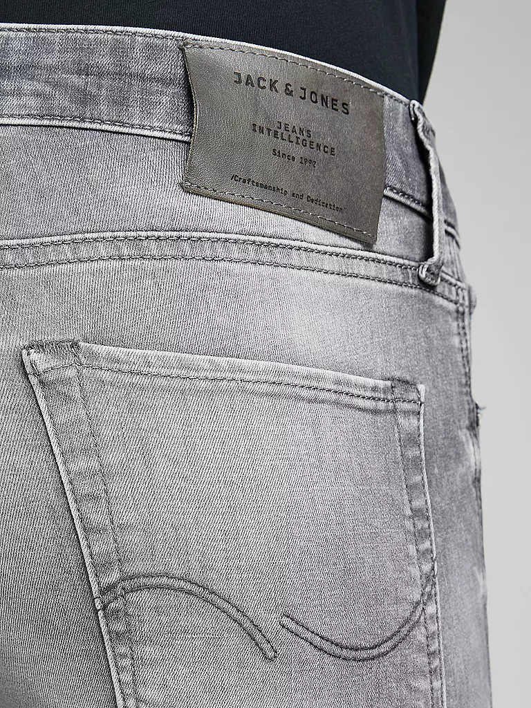 JACK & JONES Jeans Slim Fit JJIGLENN JJICON  grau