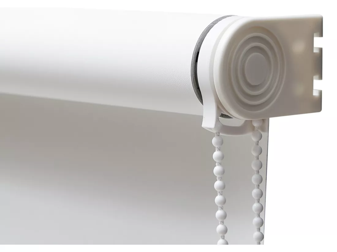 Store enrouleur occultant en polyester - 60 x 180 cm - Blanc - MARRILA