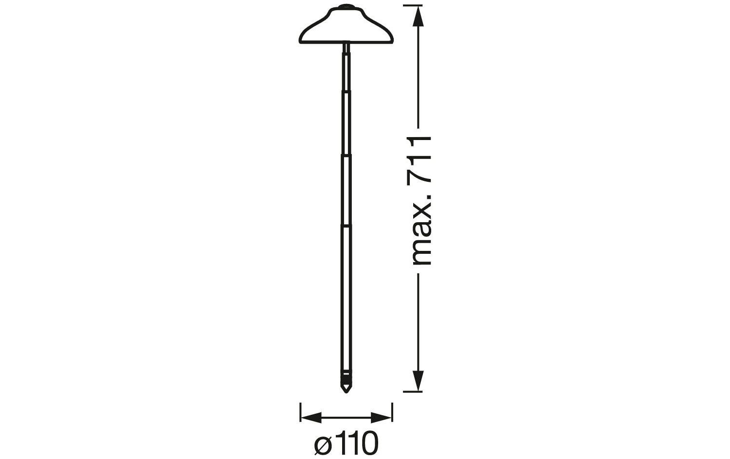 Pflanzenleuchte Indoor Garden Umbrella 200 USB WT, WeissTragbares LED Pflanzenlicht USB betrieben
