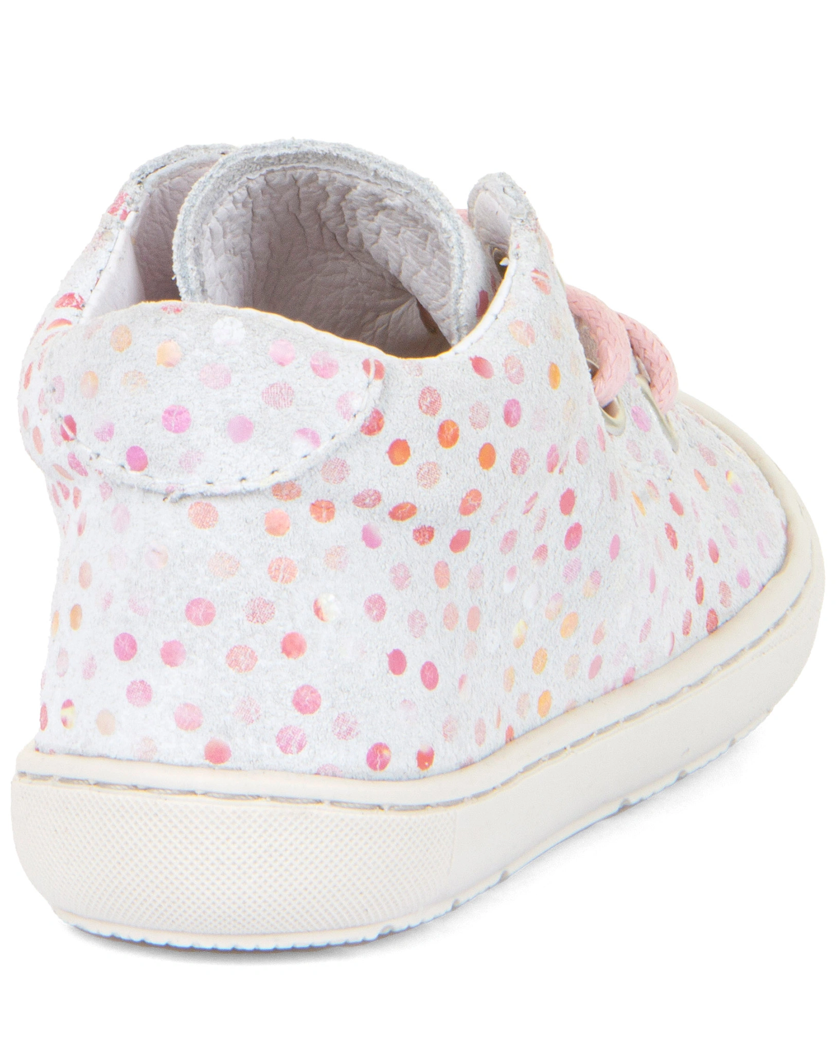 Lauflernschuhe OLLIE LACES DOTS in white