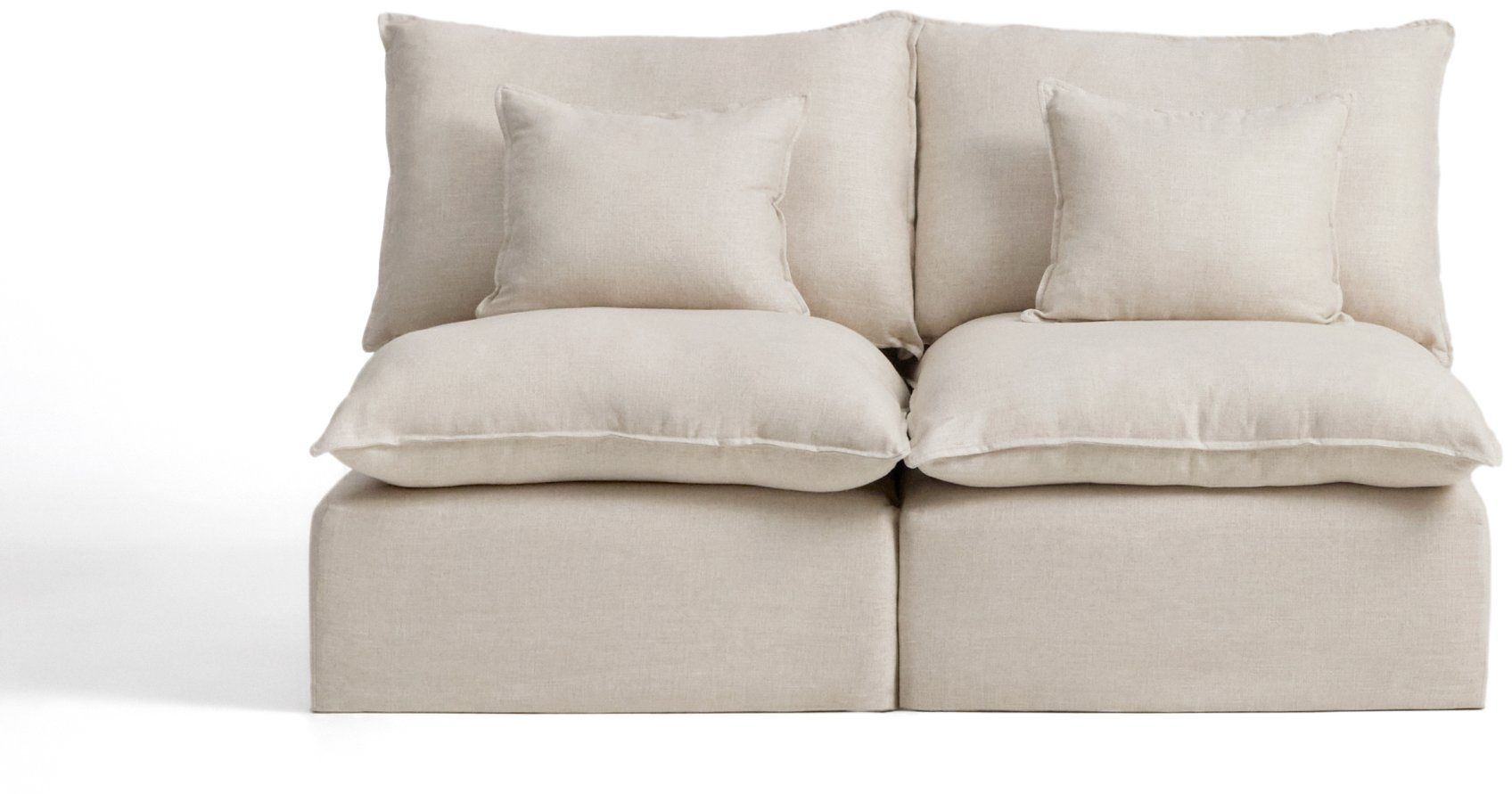 Kave Home Anarela Beige 2-Zitsbank