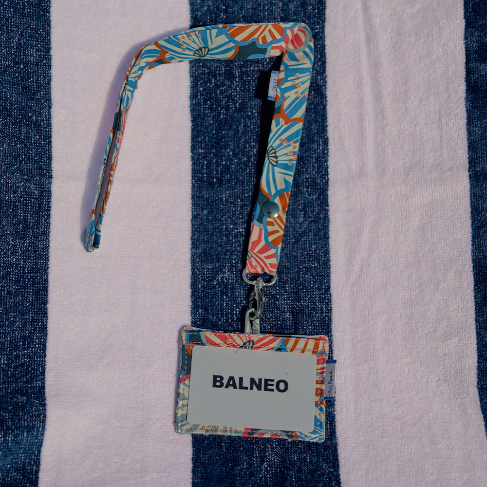 Porte-Clés Collier Anémones Rayées