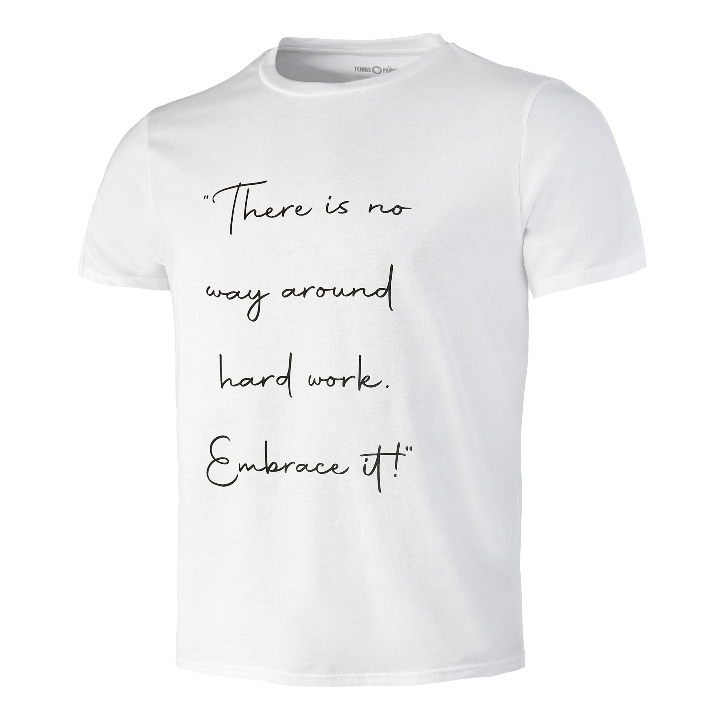 Tennis-Point Embrace T-shirt Hommes - Blanc , Noir