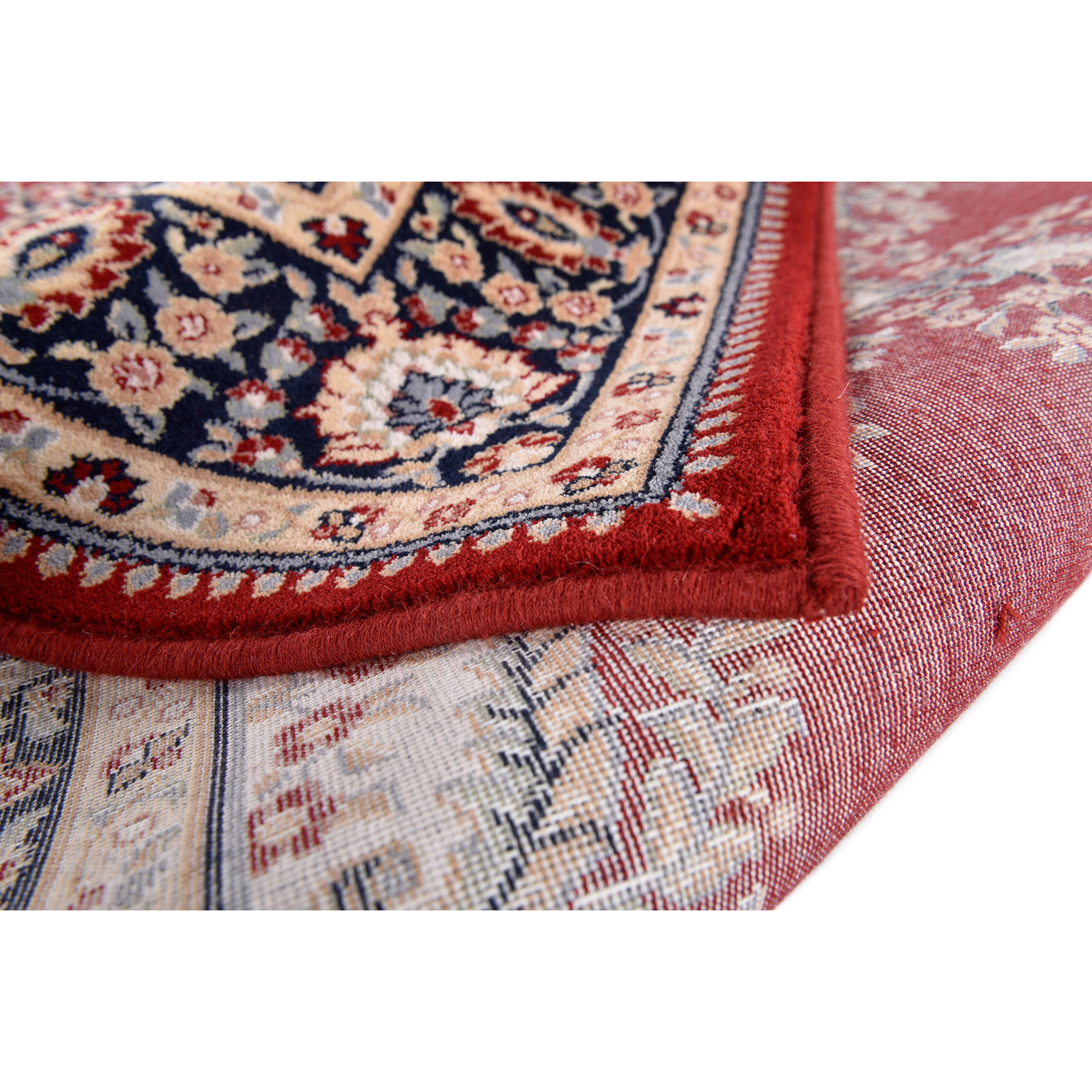 Orient-Teppich DOLNA - rot - Schurwolle - 50x80 cm