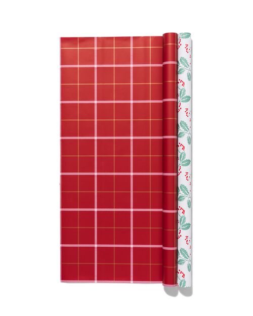 2 rouleaux de papier cadeau 200x70 noël