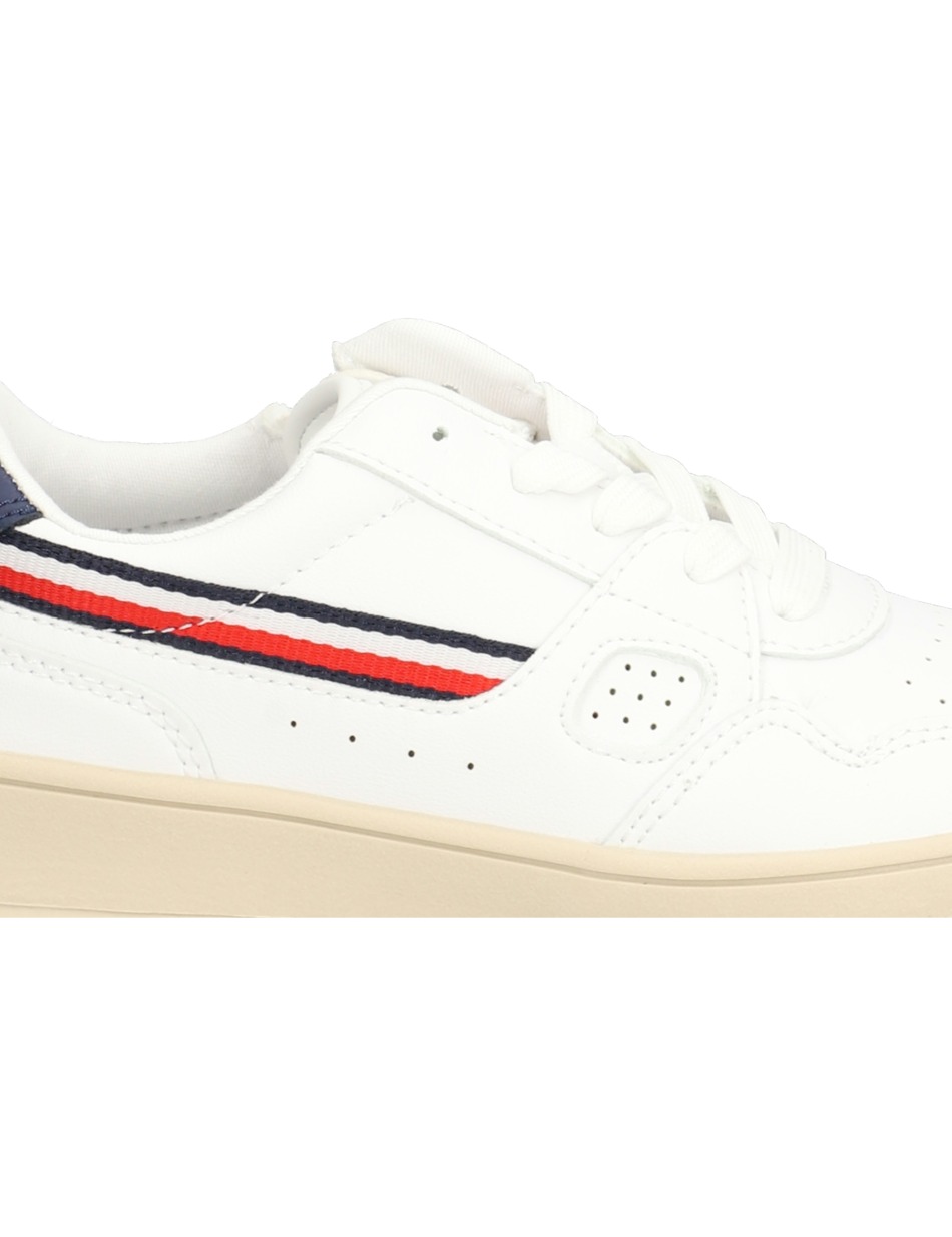 STRIPES LOW CUT LACE-UP SNEAKER