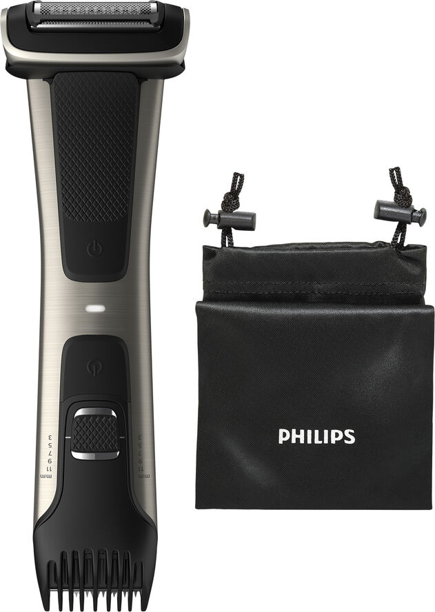 Philips Philips Bodygroom Series 7000 Trimmer til lyske og krop, tåler vand