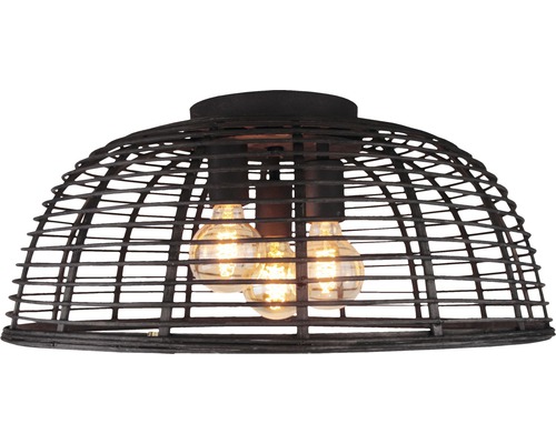 Plafondlamp 3-lichts Ø 57 cm Crosstown zwart