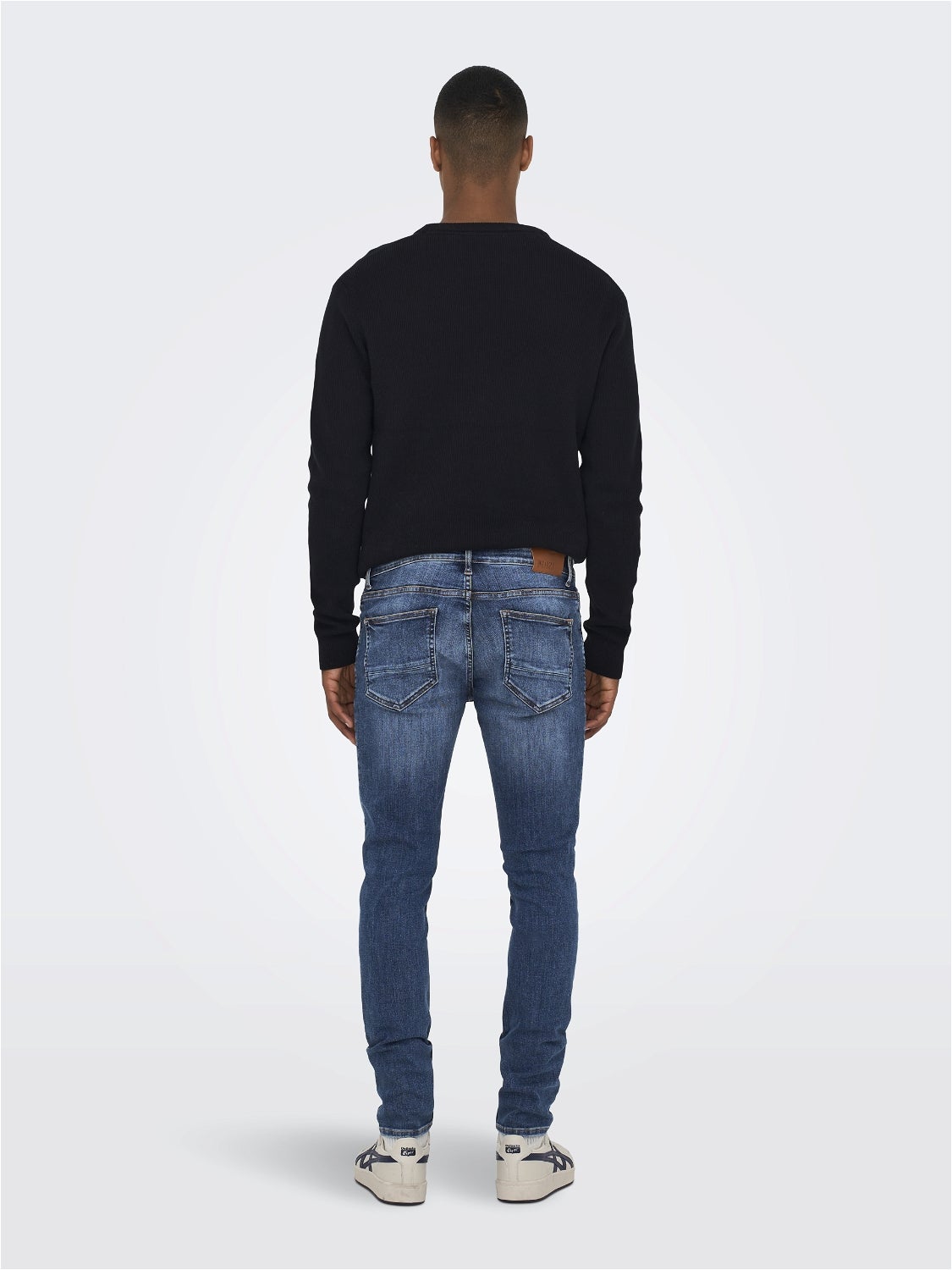 ONSWARP Mittlere Taille Skinny Fit Jeans Blue Denim