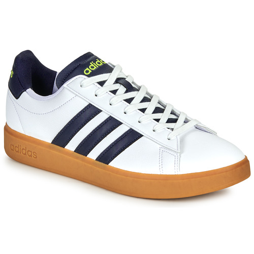 Adidas Sportswear - GRAND COURT 2.0 - Blanc / Bleu / Gum