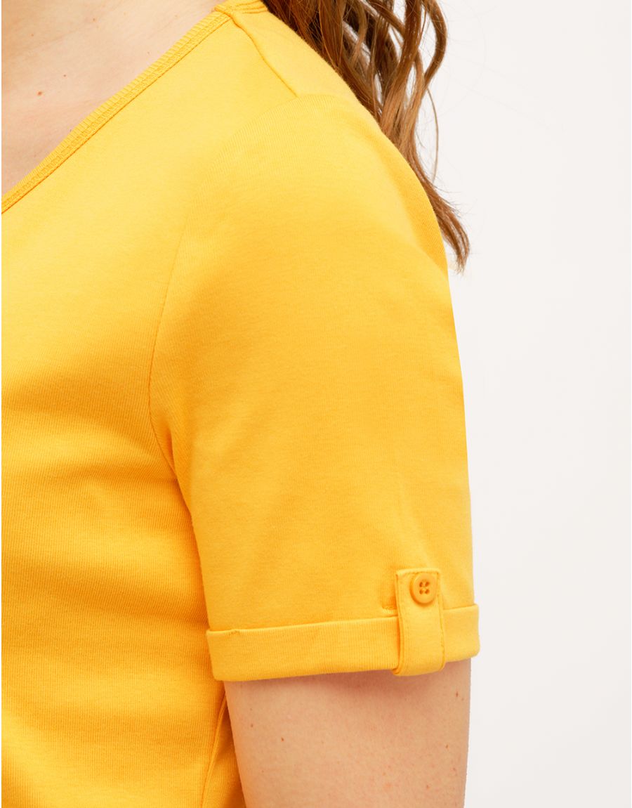 T-shirt jaune coton BIO