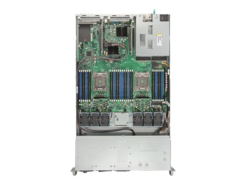 Intel Server System R1208WT2GSR - Server - rack-monterbar 1U - 2-vejs - uden CPU - RAM 0 GB - SATA - hot-swap 2.5