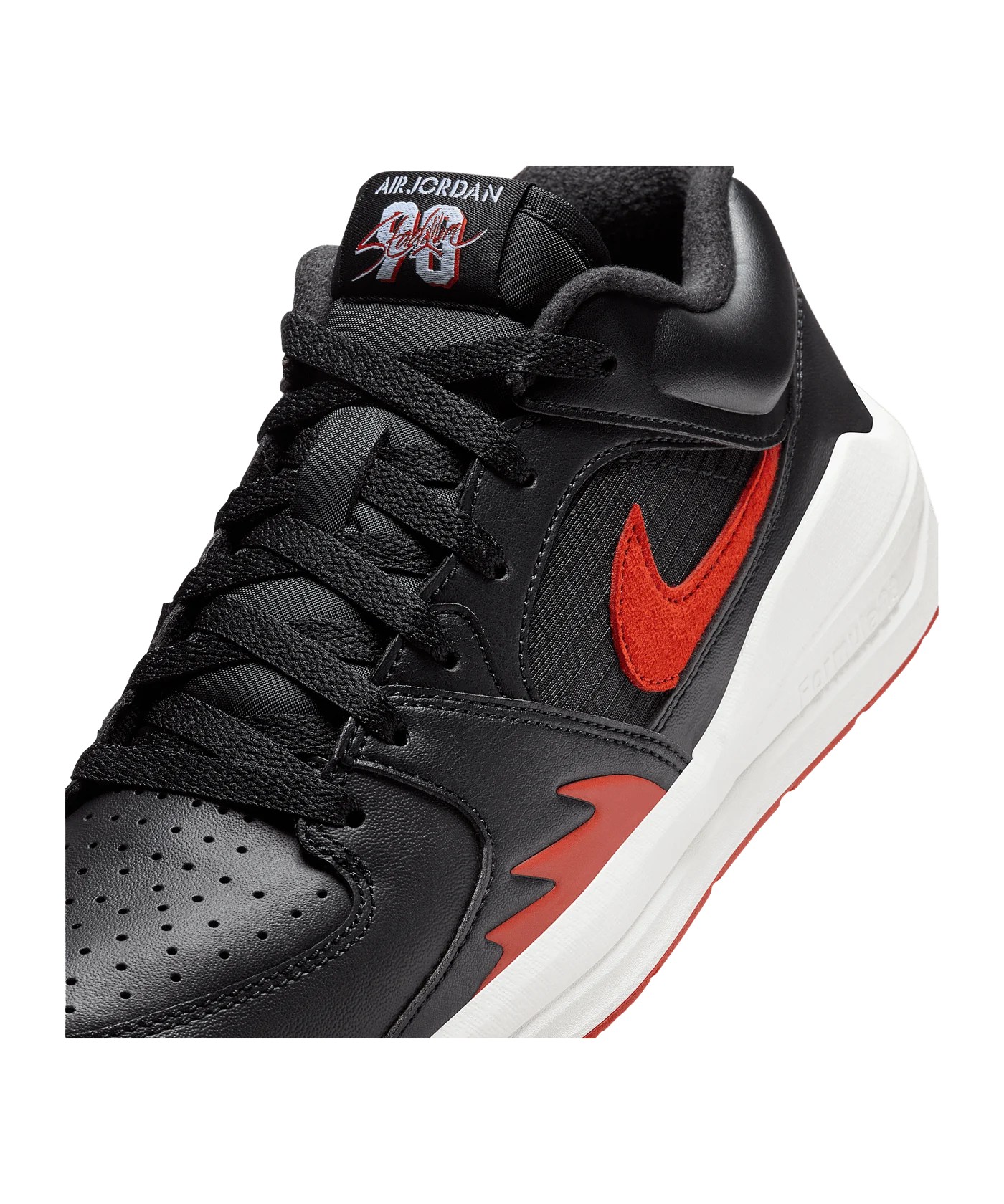 Jordan Stadium Mocca 90 Damen Schwarz Rot F001