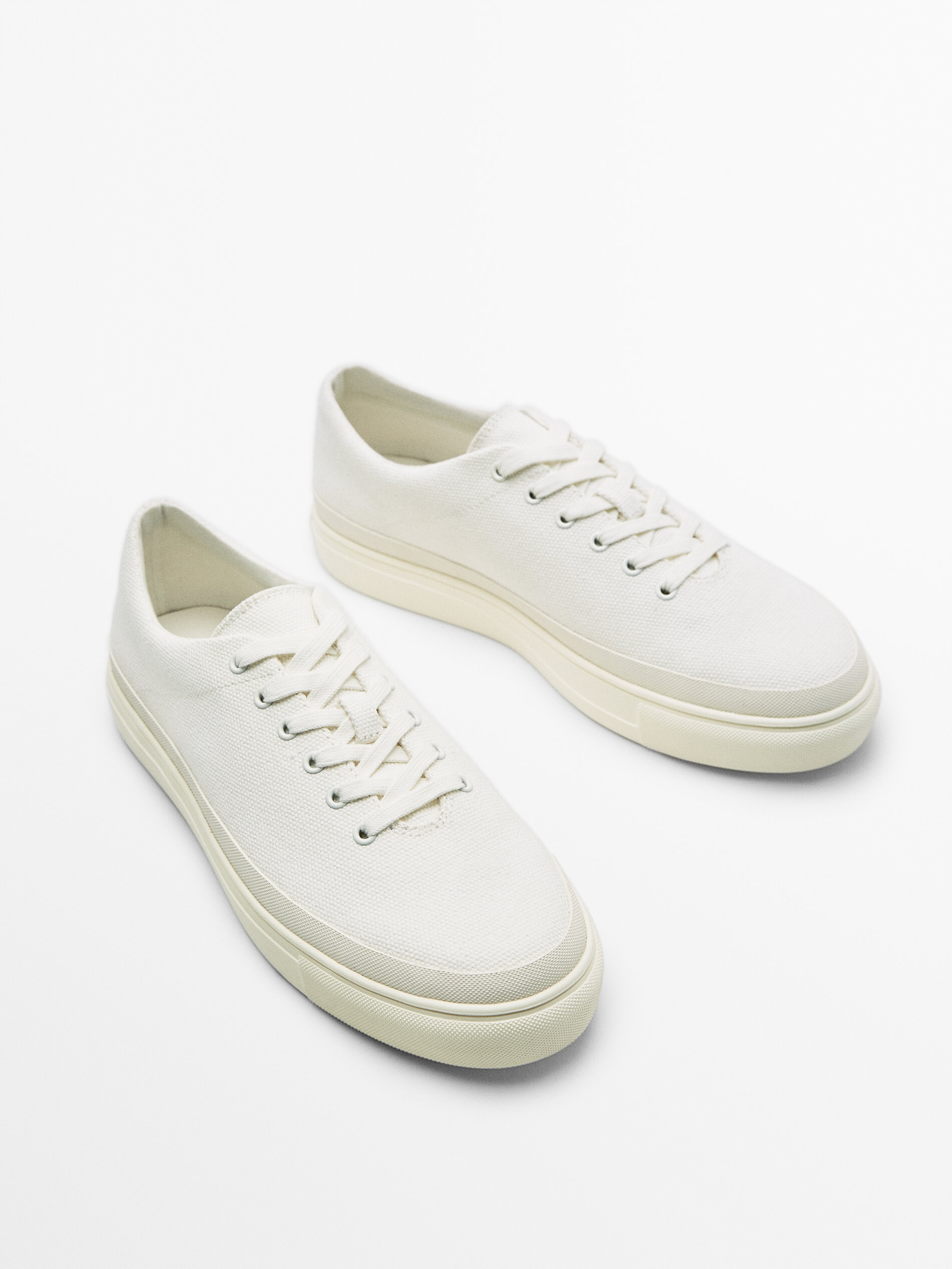 Roupa esportiva de lona branca - Studio - BRANCO