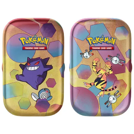 Pokemon Mini-Tin-Box Karmesin & Purpur 151, 1 Stück, 4-fach sortiert