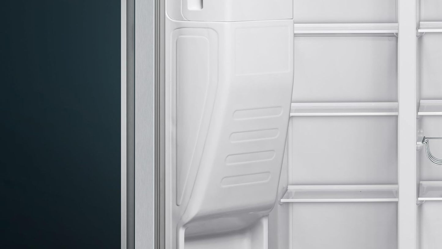 SIEMENS KF96NVPEA iQ300 Multi-Door-Kühlschrank, 183 x 91 cm, 405 L Kühlen & 200 L Gefrieren, hyperFresh längere Frische, noFrost nie wieder abtauen, superCooling schnellere Kühlung