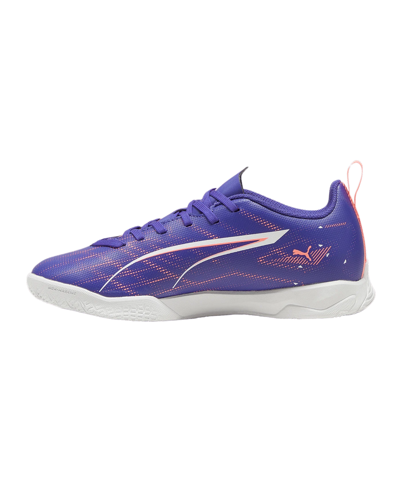 PUMA ULTRA 5 Play IN Formula Jr Kids Lila Weiss F01