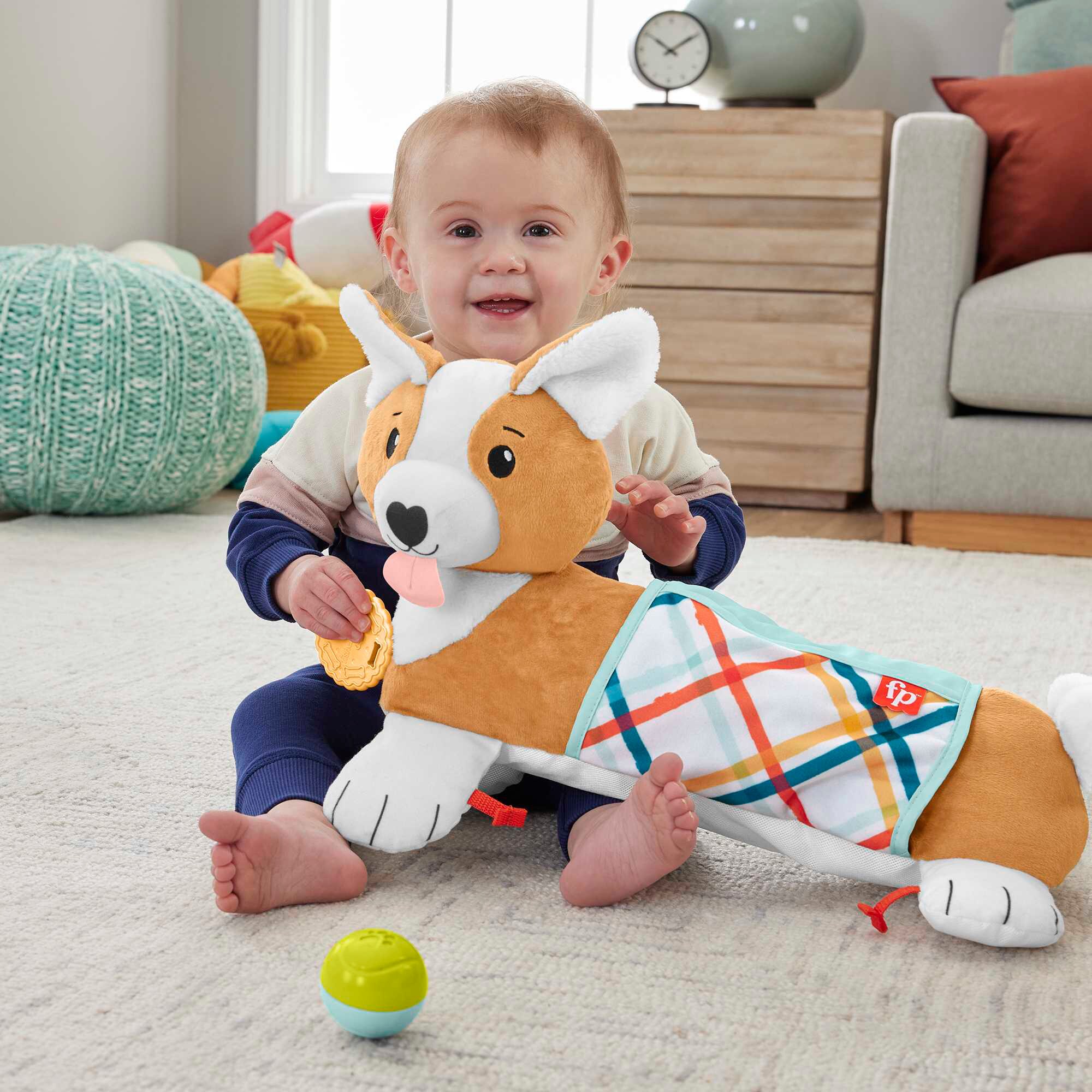 Mattel Kuscheltier 3-in-1 Hündchen Spielkissen