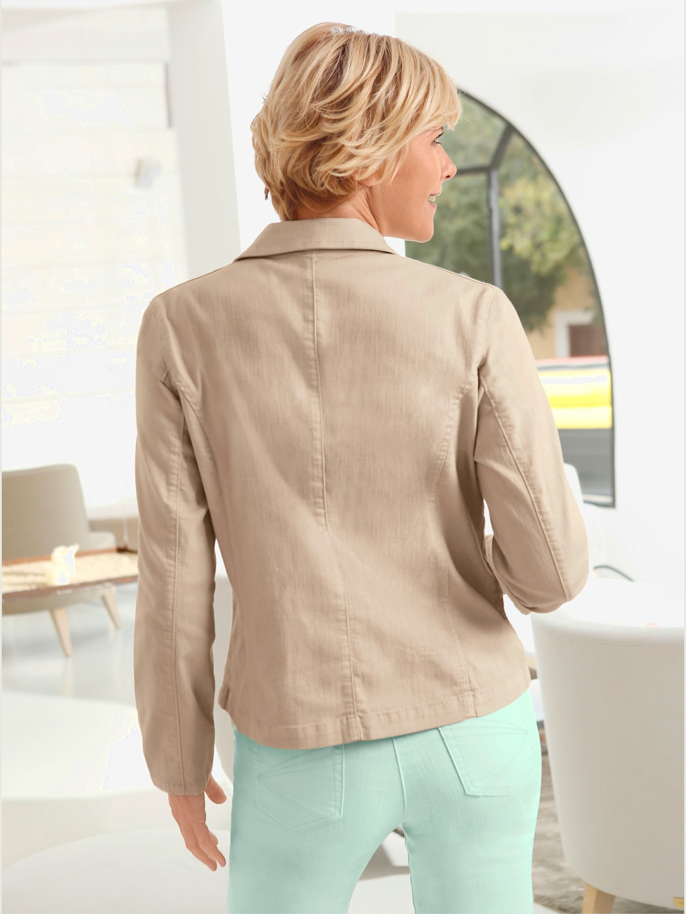 Veste blazer 65% coton