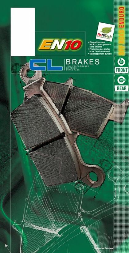 Plaquettes de freins CL Brakes Off-Road métal fritté - 2249EN10