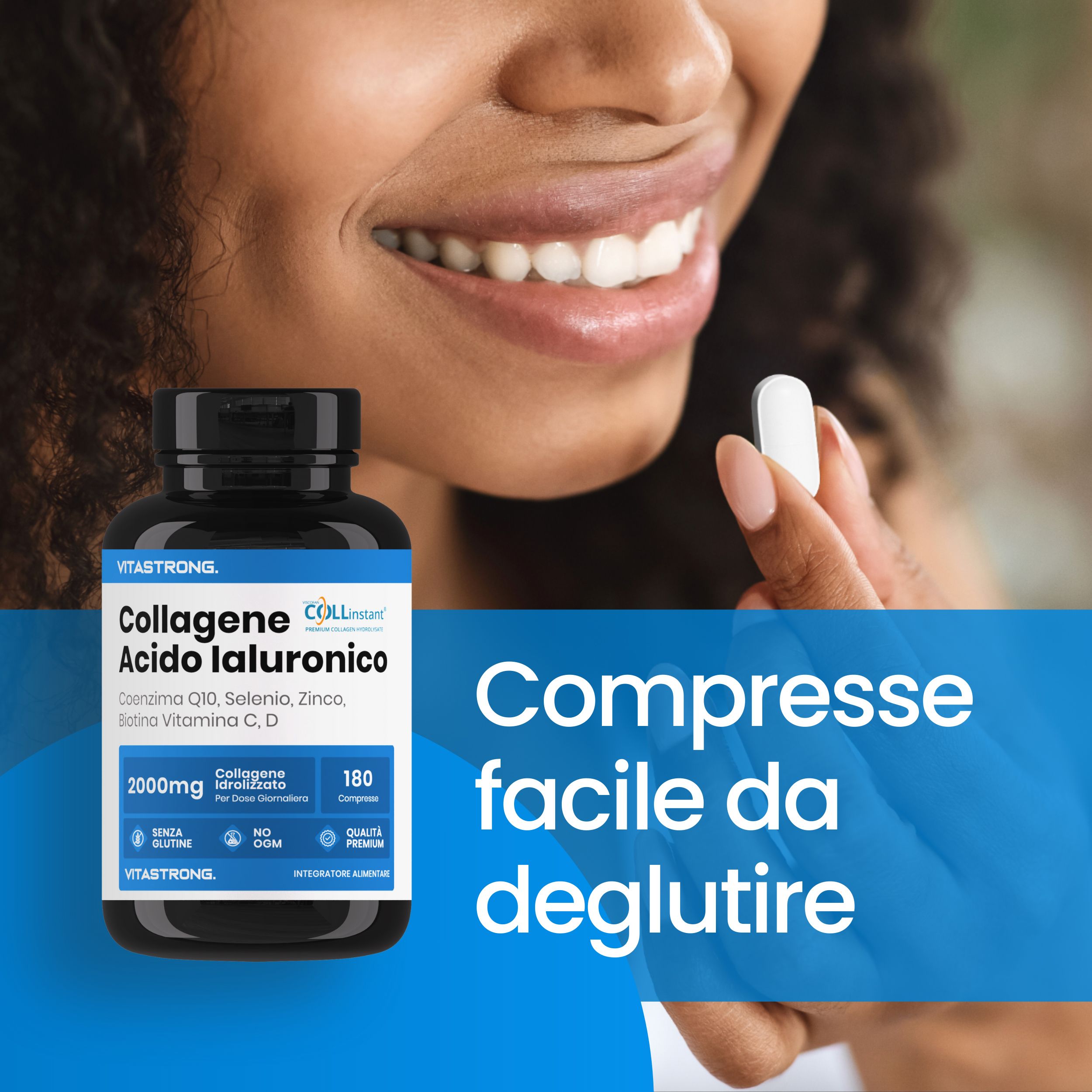 Vitastrong Kollagen & Hyaluronsäure