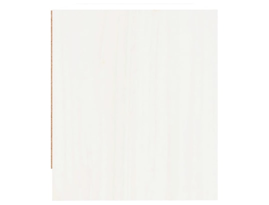 VIDAXL - Table de chevet blanc 40x31x35,5 cm bois de pin massif