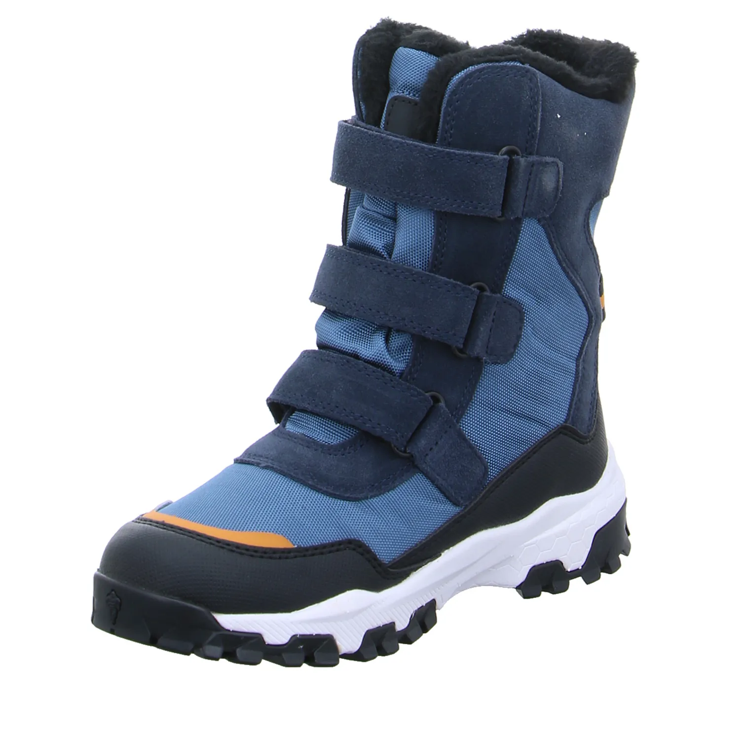 PRIMIGI Jungen- Snowboot Membran Blau Textil  Winterstiefel