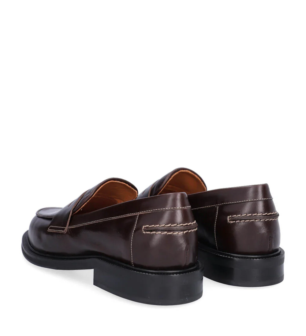 Billi Bi  A7410 Loafer med stikninger - Espresso desire