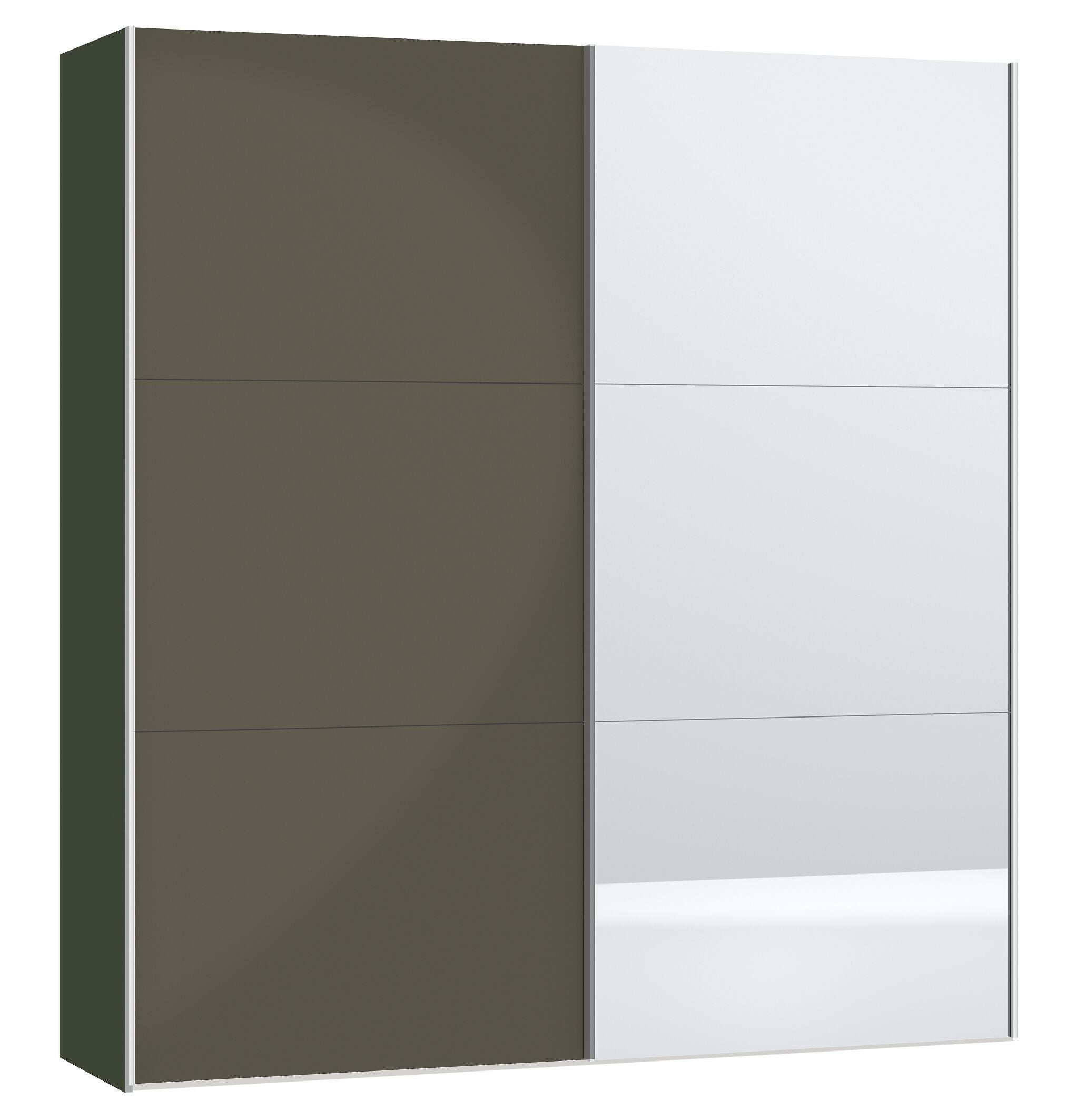 MODUL Schwebetürenschrank - Wildeiche / B: 203.0 cm x T: 65.0 cm x H: 220.0 cm