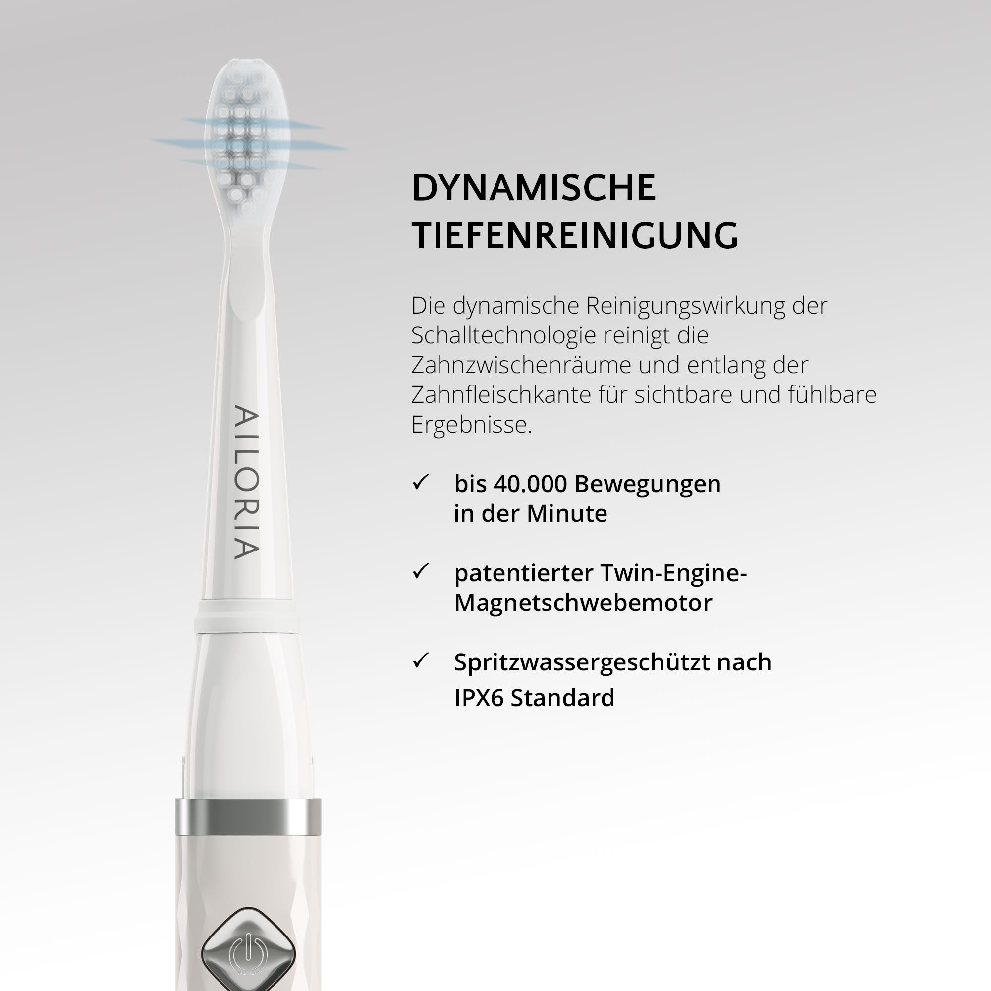 AILORIA FLASH TRAVEL USB-Schallzahnbürste
