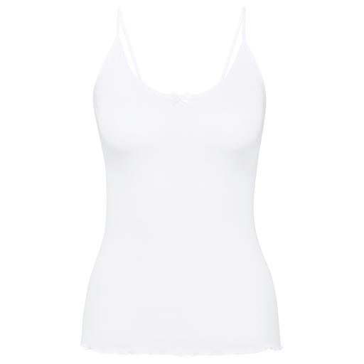 Calida Light Spaghetti Top, White, L